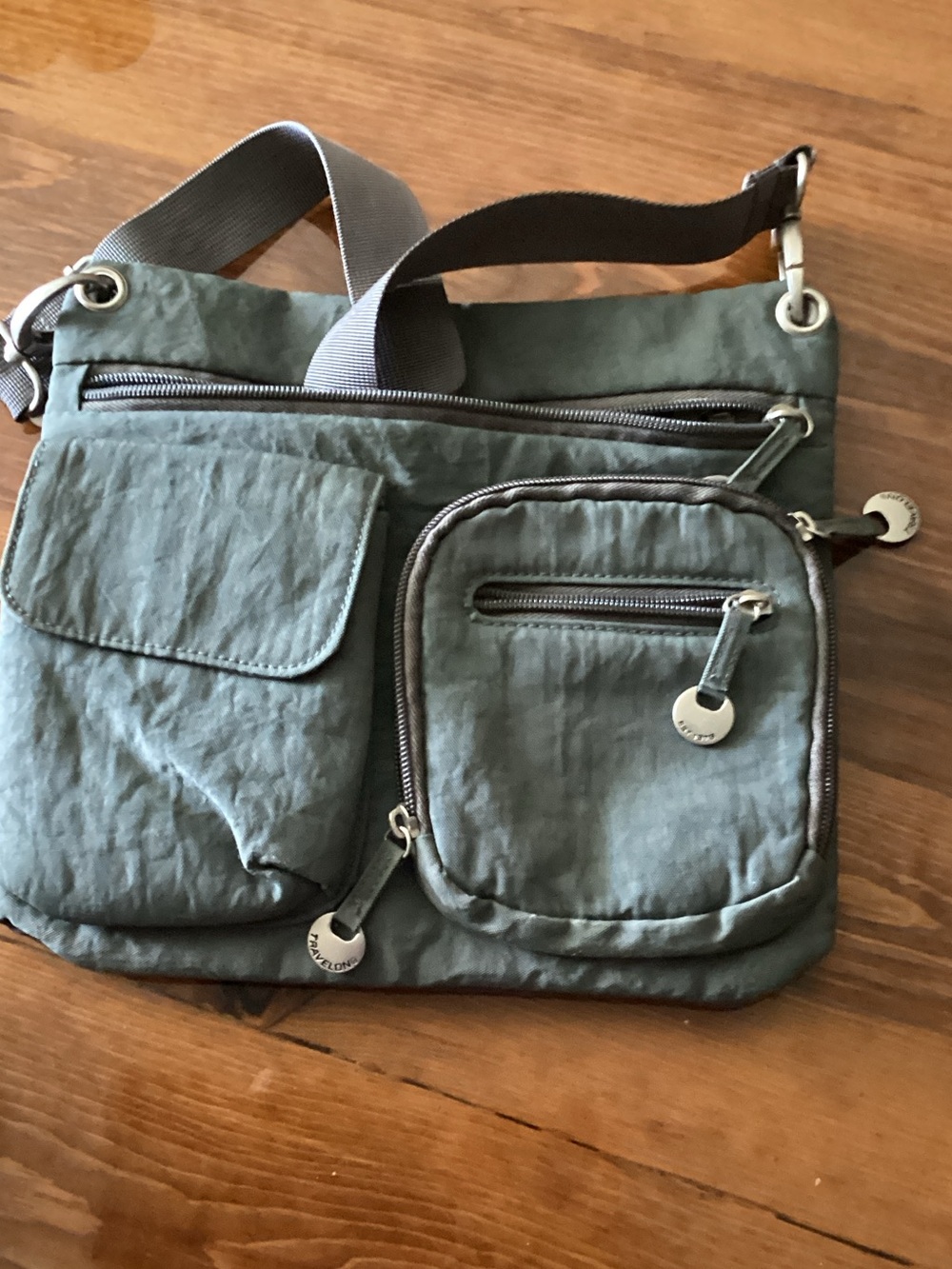 Travelon gray Crossbody Organizer Bag